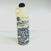 Vintage Vienna Avstria Blue Mini Jug Bottle Porcelain 7ML Wine Beer Village - £39.53 GBP