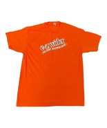 Vintage EZ Wider T Shirt Size XL Bright Orange Rolling Papers Brand Haynes - £27.21 GBP