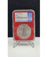 2017 American SILVER EAGLE Dollar First Day Of Issue NGC MS 70 $1 Coin R... - $69.29