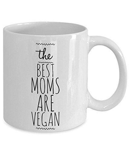 THE BEST MOMS ARE VEGAN MUG - Funny Coffee Mug for Vegan Mom Birthday Gift from  Item image 5