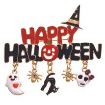 Happy Halloween Charm Brooch - $35.48