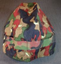 SWISS MILITARY ALPENFLAGE CAMOUFLAGE HELMET LINER SIZE ADJUSTABLE XS-XL - $24.29