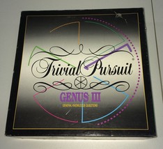 Vintage 1994 Trivial Pursuit Genus III 3 Parker Brothers board Game Comp... - £19.08 GBP