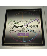 Vintage 1994 Trivial Pursuit Genus III 3 Parker Brothers board Game Comp... - £19.35 GBP