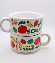 Vintage Soup 4-Inch Bowl | Cup With Handle | Houston Harvest Gifts Set - £14.65 GBP