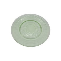 Depression Glass Uranium Vaseline 8.5&quot; Plate GLOWS! - $187.28 MXN
