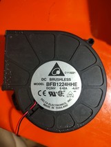 Delta Electronics DC Brushless Blower Fan BFB1224HHE, 24VDC, 2-Wire Plug... - $19.99