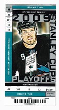 2009 NHL Stanley Cup Playoffs Phantom Ticket Red Wings @ Sharks Round 2 ... - $280.90 MXN