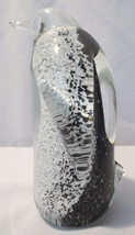 Hokitika Glass  Studio New Zealand Art Glass Penguin Large 3&quot; - $35.00
