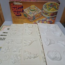 Wilton Sugar Mold Kit Vintage 1976 With Instruction Booklet Animals &amp; Ho... - £9.59 GBP