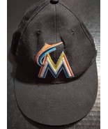 Florida Miami Marlins Youth Black Hat BaseBall Cap Team MLB Strapback OC... - $9.91