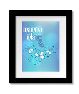 Mamma Mia - ABBA Song Lyric Inspired Pop Music Art Print Poster Canvas o... - £14.56 GBP+