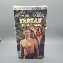 Tarzan the Ape Man (VHS) Johnny Weismuller Maureen O&#39;sullivan - £6.28 GBP
