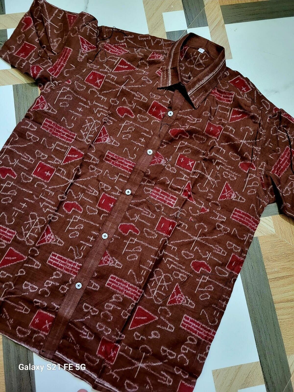 Men's 100% Cotton Shirt  Handmade in India  Casual & Formal Wear Soft & Comfort