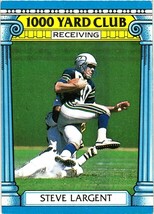 1987 Topps Steve Largent Insert 1000 Yard Receving NFL Football Card 18 Seahawks - £1.59 GBP