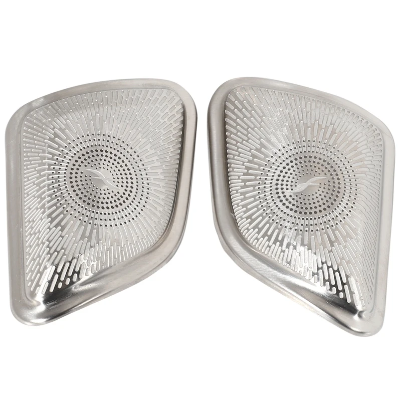 Car Aluminum Alloy Speaker Tweeters Cover Trim Accessories for Mercedes-... - £21.49 GBP