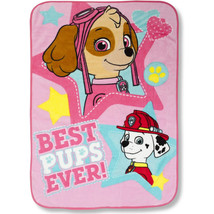 Nickelodeon Paw Patrol Blanket Fleece Best Pup Ever Baby Throw Skye Marshall - $34.64