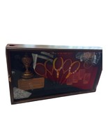 Vintage &quot;The History Of The Tennis Racket&quot; Shadow Box SKU CS7903/j802776 - $46.74