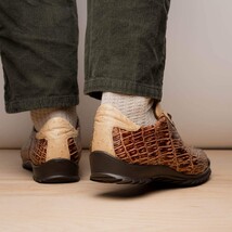 Hand painted big block alligator scales Sneaker Shoes Saulo Orix image 8