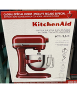 Kitchenaid 6 Quart Bowl-Lift Stand Mixer 11 Speed Bonus Attachments Red ... - $9,422.87 MXN