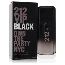212 Vip Black Cologne By Carolina Herrera Eau De Parfum Spray 6.8 oz - £126.45 GBP
