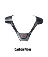 Carbon Fibre Style Steering Wheel Trim Cover For Ford Fiesta MK7 MK7.5 2... - £5.49 GBP+