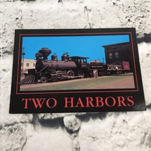Memorial Engine 3 Spot Two Harbors Minnesota Postcard Trains  - $4.94