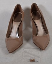 Christian Dior Womens Patent Leather Pump Classic Heels Beige 35.5 Italy - $198.00