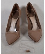 Christian Dior Womens Patent Leather Pump Classic Heels Beige 35.5 Italy - £155.70 GBP