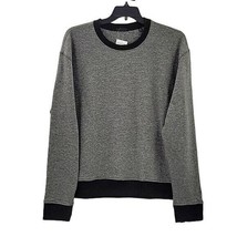 ATM Mens Gray Color Block Crew Neck Classic Fit Sweatshirt L - £98.47 GBP