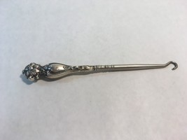 Antique Sterling Silver Glove / Shoe Button Hook 6 inches - £31.27 GBP