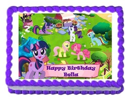 My Little Pony Edible Cake Image Cake Topper - £7.81 GBP+