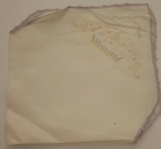 Vintage Cloth Basket Liner White - $12.74