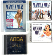 Mamma Mia Stage + Screen Soundtracks + Special DVD Movie + ABBA Hits 4 pc Bundle - £29.63 GBP