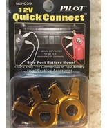 12V Quick Connect 3 Spade Side Post Battery Mount Maximum 20 Amps Per Ea... - $87.88