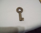 Vintage Hollow Barrel Brass Key marked IHB - $29.99