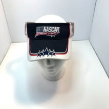 NASCAR Sunscreen Visor Red White and Blue Patriotic Stars Stripes Hat 2012 NOS - £15.57 GBP