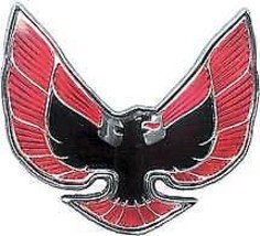 Trim Parts Red Front End Panel Bird Emblem 1974-1976 Pontiac Firebird Mo... - £67.12 GBP