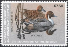 RW50, Pintails Federal Duck Stamp VF OG NH - Stuart Katz - £7.23 GBP