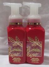 White Barn Bath &amp; Body Works Gentle &amp; Clean Hand Soap Set 2 Frosted Cranberry - £18.94 GBP