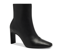 Alfani Womens Terrie Square-Toe Boot Black Smooth 9.5M - $24.00