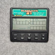 Blackjack Handheld Game Radio Shack LCD Electronic Blackjack 21 Vintage ... - $9.50