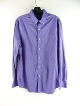 Chaps Purple Stretch Easy Care Long Sleeve Button Down Shirt M - $24.74