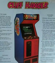 Cliff Hanger Arcade Flyer 1983 Original Video Laser Game Art Promo 8.5&quot; x 11&quot; - £28.90 GBP