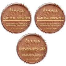 (3 Pack) NEW Rimmel Natural Bronzer Sun Bronze 0.49 Ounces - £14.69 GBP