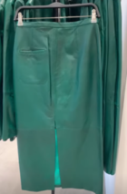 Zara Bnwt 2024. Green Pencil Skirt Leather. 5479/047 - £159.70 GBP