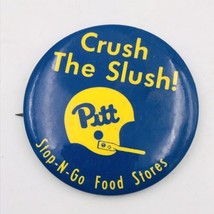 VTG 1950&#39;s University of Pittsburgh Pitt Panthers Crush The Slush! Stop-... - $13.99