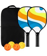 Micota Pickleball - 2 fiberglass paddles, 2 outdoor balls, and carry bag - $22.23