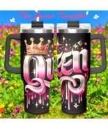 The Queen | 40 oz Tumbler with Handle | Free Ship - $39.99