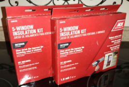 2pc Ace 5-Window Insulation Kit Outdoor 62&quot; x 210&quot; Sheet &amp; Tape 5604293 - £31.37 GBP